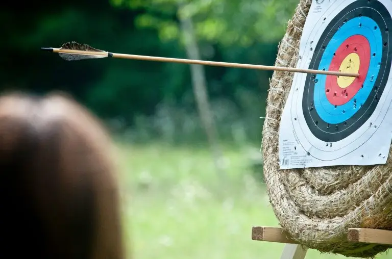 Arrow in a target