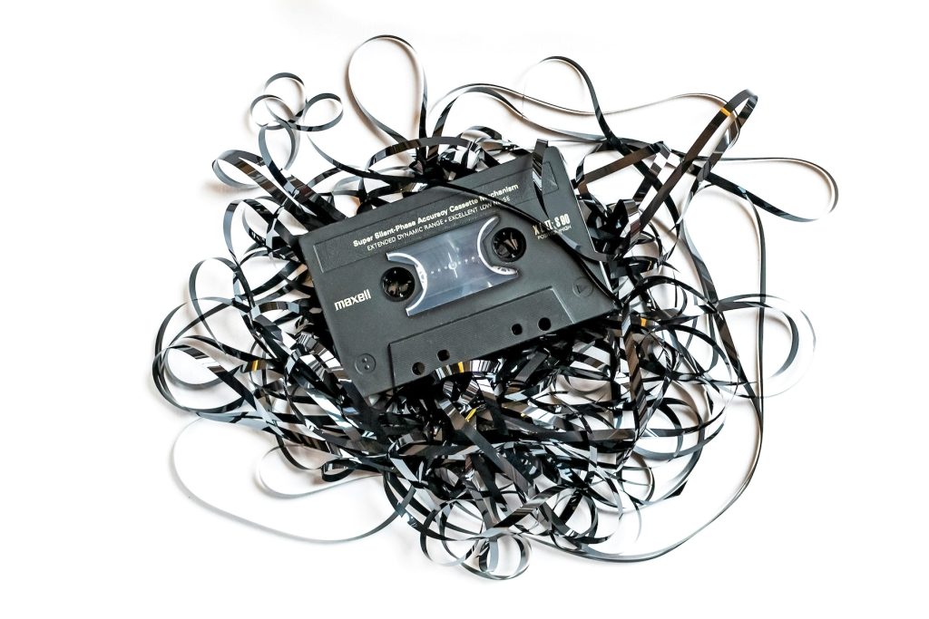 damaged cassette